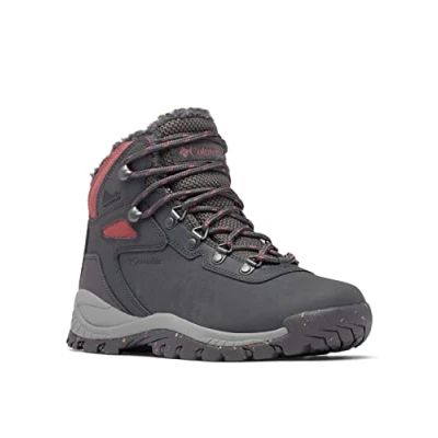Afbeelding van Columbia Newton Ridge Wp Omni heat 2 Trekking en wandelschoenen voor dames, Donkergrijze rode biet