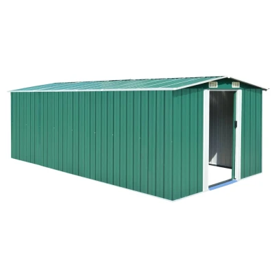 Afbeelding van Tuinschuur 257x489x181 cm metaal groen