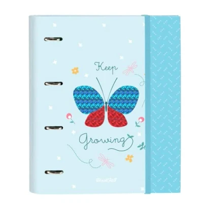 Afbeelding van Ringmap BlackFit8 Keep Growing A4 Licht Blauw (27 x 32 3.5 cm)