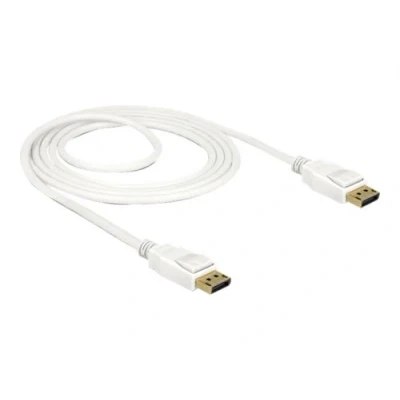 Image de Delock Câble DisplayPort (M) pour 1.2a 1.5 m support 4K blanc