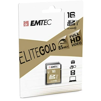 Image de EMTEC Gold+ carte mémoire flash 16 Go SDHC