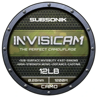 Afbeelding van Sonik Subsonik Invisicam 1200m Maat : 18lb 0.35mm