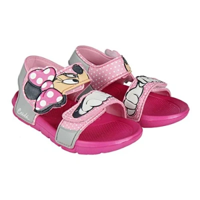 Afbeelding van Disney Print Minnie Muiltjes voor kinderen, Maat: 30.5, Pink Kunststof
