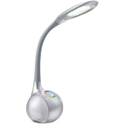 Afbeelding van GLOBO LED tafellamp TARRON zilver acryl 58279
