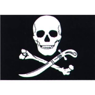 Afbeelding van Silerswaar Piraten Vlag 30x45