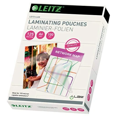 Afbeelding van Lamineerhoes Leitz iLAM A6 2x125micron EVA 100stuks