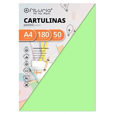 Afbeelding van Kaarten, A4, 180 g, lichtgroen, 50 stuks