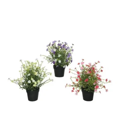 Afbeelding van Kunstplant in pot vetplant 28 cm