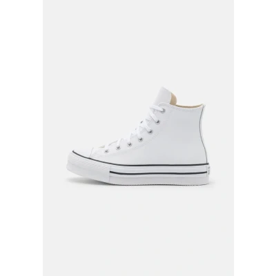 Afbeelding van Converse Chuck Taylor ALL STAR LIFT Platform Sneakers hoog voor kinderen, Maat: 38.5, White/natural ivory/black Leer