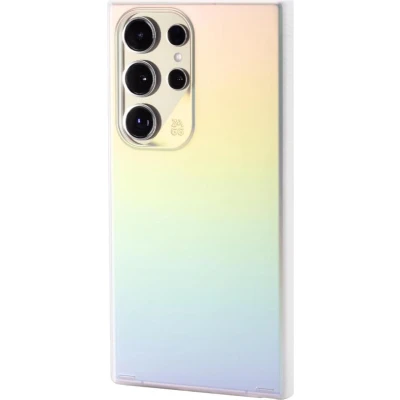 Afbeelding van ZAGG Milan Hoesje Geschikt voor Samsung Galaxy S24 Ultra Grafeen Back Cover Gerecyclede Materiaal Iridescent