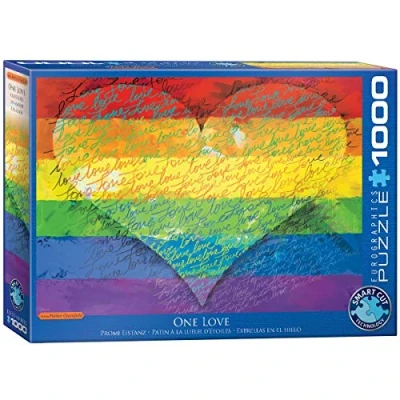 Afbeelding van Eurographics Puzzle LOVE Pride 1000 Teile Puzzel voor kinderen, Maat: One Size, Multi coloured