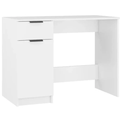 Image de vidaXL Bureau Blanc 100x50x75 cm Bois d&#039;ingénierie811493