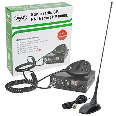 Afbeelding van PNI CB Escort HP 8000L ASQ radioset + extra 48 antenne, sigarettenaansteker inbegrepen