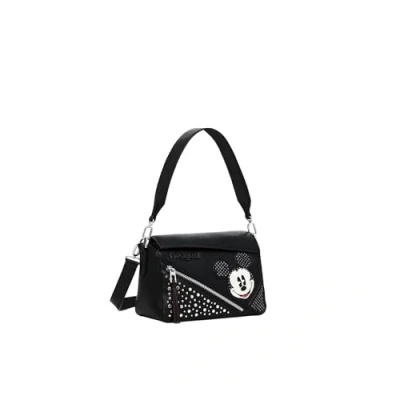Afbeelding van Desigual Mickey Studstyle Phuket MINI NO FLAP Handtas, Dames, Maat: One Size, Black