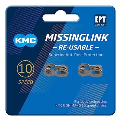 Afbeelding van KMC Missing Link 10RSpeed Zilver 2 Sets Bulk verpakking