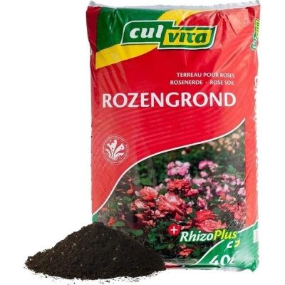 Afbeelding van Culvita Rozengrond 40 L Potgrond geschikt voor rozen inclusief RhizoPlus wortelverbeteraar