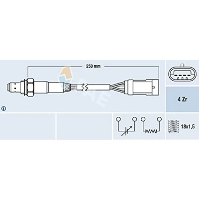 Afbeelding van Fae Lambda sonde 77151