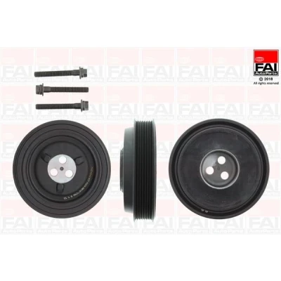 Afbeelding van FAI AutoParts FVD1010 Krukaspoelie 146mm 6 FIAT: Ducato III Van