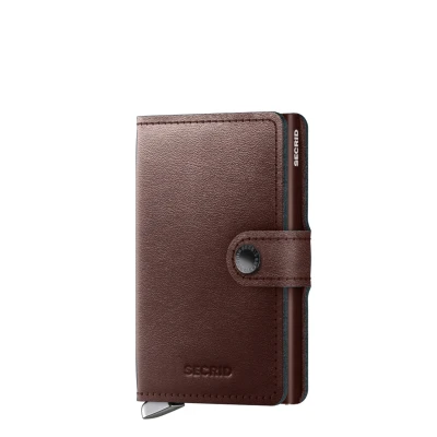 Afbeelding van Secrid Miniwallet portemonnee Dusk dark brown Dames