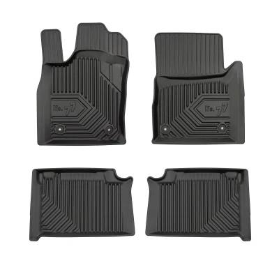 Afbeelding van FROGUM No. 77 77408616 Vloermatset Rubber voor en achter 4 Zwart Op maat gemaakt