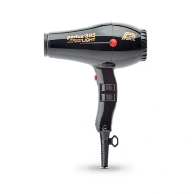Afbeelding van Parlux Föhn 385 Powerlight Zwart Haibu by Kapperskorting.com