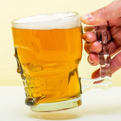 Afbeelding van Schedel Bierglas