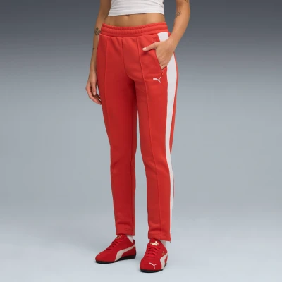 Afbeelding van Puma Always ON SLIM Track Pants Trainingsbroek, Dames, Maat: Large, Red fire