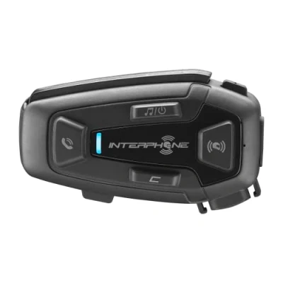 Afbeelding van Interphone Cellularline Motorfietsintercom Mesh communicatie Model U Com 8R 24 rijders Afstand 1,0 mijl