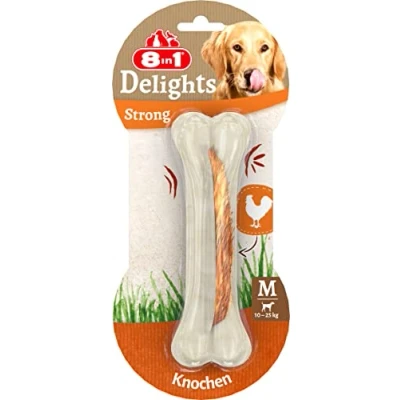 Afbeelding van 8in1 Delights Bones Strong Kip M