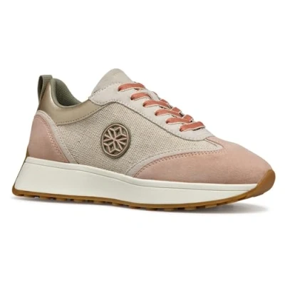 Afbeelding van Geox Amabel, Sneakers, Dames, Maat: 35, lichtbruin