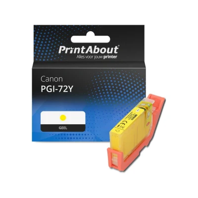 Afbeelding van Huismerk Canon PGI 72Y Inktcartridge Geel