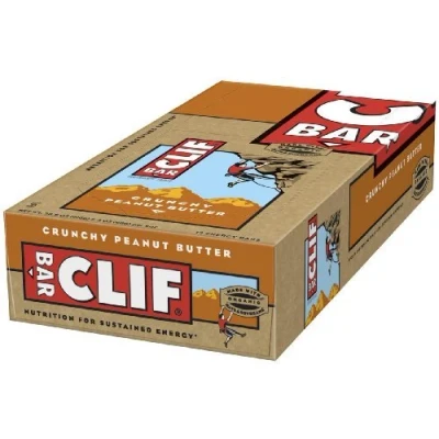 Afbeelding van Clif Bar, Bar Crunchy Peanutboter, 12 energierepen, 816 g