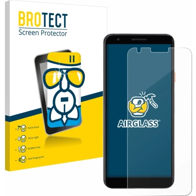 Afbeelding van BROTECT Screenprotector voor Google Pixel 3a Folie Beschermfolie Beschermglas transparant