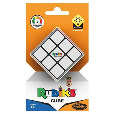 Image de Thinkfun Rubik&#039;s Cube, Der original Zauberwürfel 3x3 von Rubik&#039;s: Verbesserte, leichtgängigere Version, ideales Knobelspiel für Erwachsene und Kinder. Das Original! Zauberwürfel!