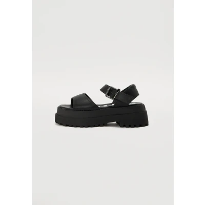Afbeelding van Sandalo Donna Buffalo Pluto Jojo Zwart DS25BF11 BN16022671, zwart., 39 EU