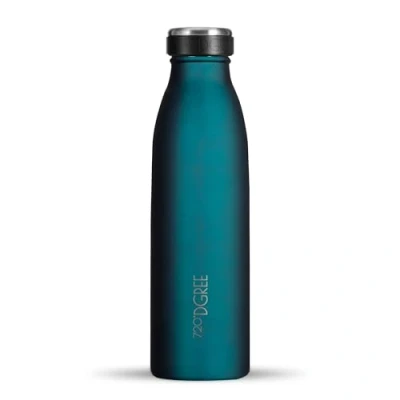 Afbeelding van 720DGREE Milkybottle roestvrijstalen drinkfles, 500 ml, groen, water isolatiefles, duurzame coating, perfect voor kinderen, sport, school, geïsoleerde premium kwaliteit