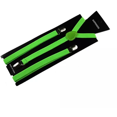 Afbeelding van CHPN bretels Neon Broekhouder groen One size Verstelbaar Elastisch Unisex