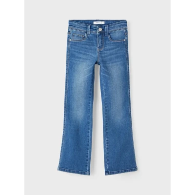 Afbeelding van Name it Nkfpolly Bootcut jeans voor kinderen, Maat: 92, Blue denim