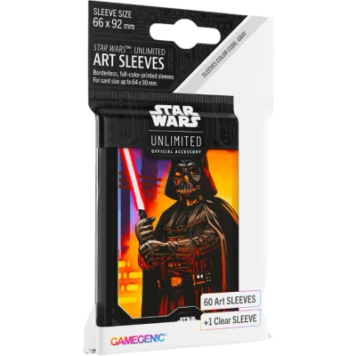 Afbeelding van Gamegenic Star Wars: Unlimited Art Sleeves: Darth Vader (60 stuks)