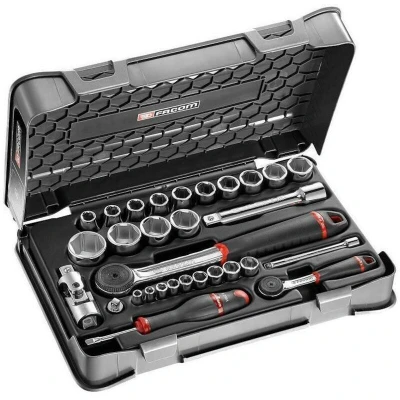 Afbeelding van FACOM RS.161 1PB doppendoos 1/4 1/2&quot; 6 k mm r s.161b 31 delig