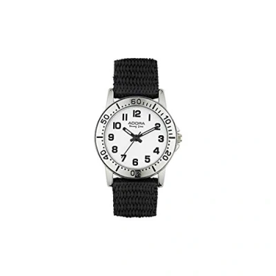 Afbeelding van Adora Young line jongens horloge met zwart band AY4335