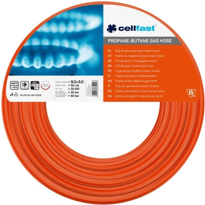 Afbeelding van Cellfast LPG gasslang / 9x2,5 mm lengte 25 m