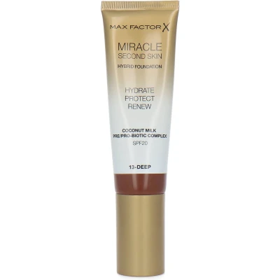 Afbeelding van Max Factor Miracle Second Skin Foundation 13 Deep