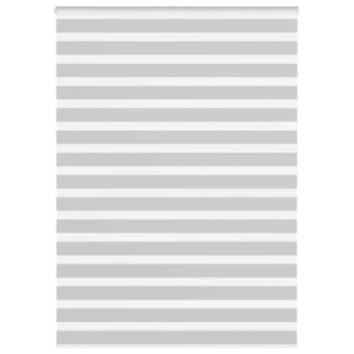 Afbeelding van vidaXL Zebra rolgordijn 155x200 cm stofbreedte 150,9 lichtgrijs