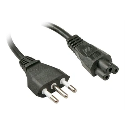 Image de Lindy Câble d&#039;alimentation IEC 60320 C5 pour CEI 23 16/VII (M) 2 m moulé Italie