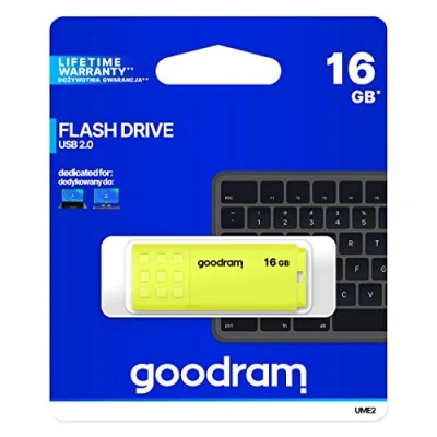 Afbeelding van Goodram Edge UME2 16GB flash drive USB Type A 2.0 Geel