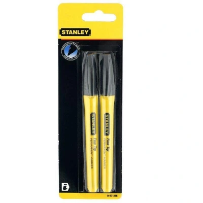 Image de STANLEY 0 47 316 stylo marqueur à pointe fine noir