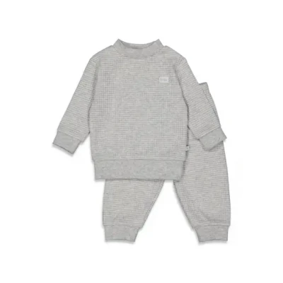 Afbeelding van Feetje Pyjama Basics Grijs Melange Maat 62