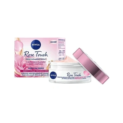 Afbeelding van NIVEA Rose Touch Anti rimpel gezichtscrème, 50 ml