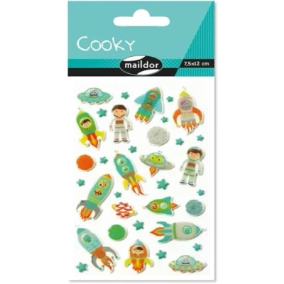 Image de Stickers Maildor Cooky Fusée spatial